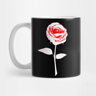 Red White Rose / Dark Clothes Mug